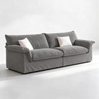 Custom Sofa Slipcover — Performance HH200 · Neutral Smoke Gray