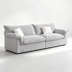 Custom Sofa Slipcover — Performance HH200 · Soft Silver Gray