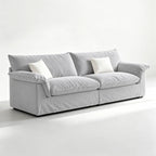 Custom Sofa Slipcover — Performance HH200 · Soft Silver Gray