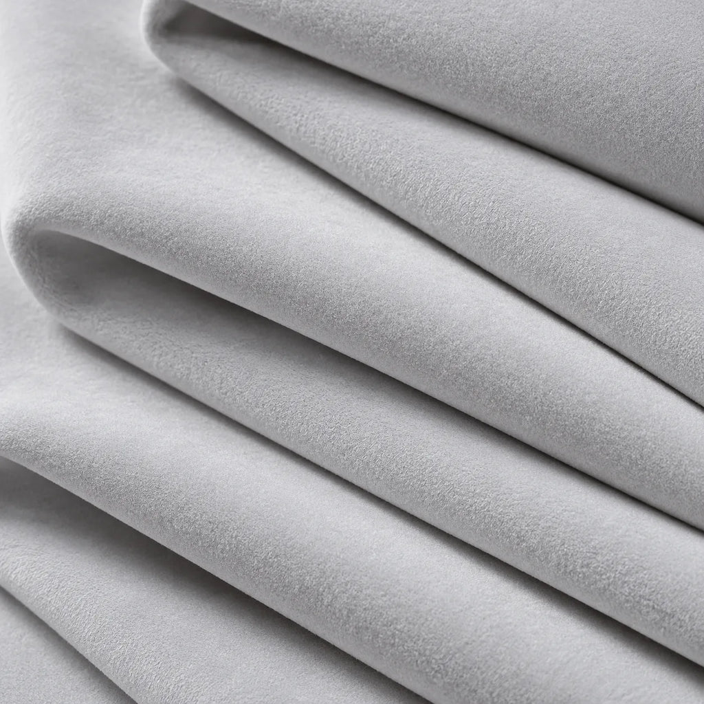 Custom Sofa Slipcover — Performance HH200 · Soft Silver Gray