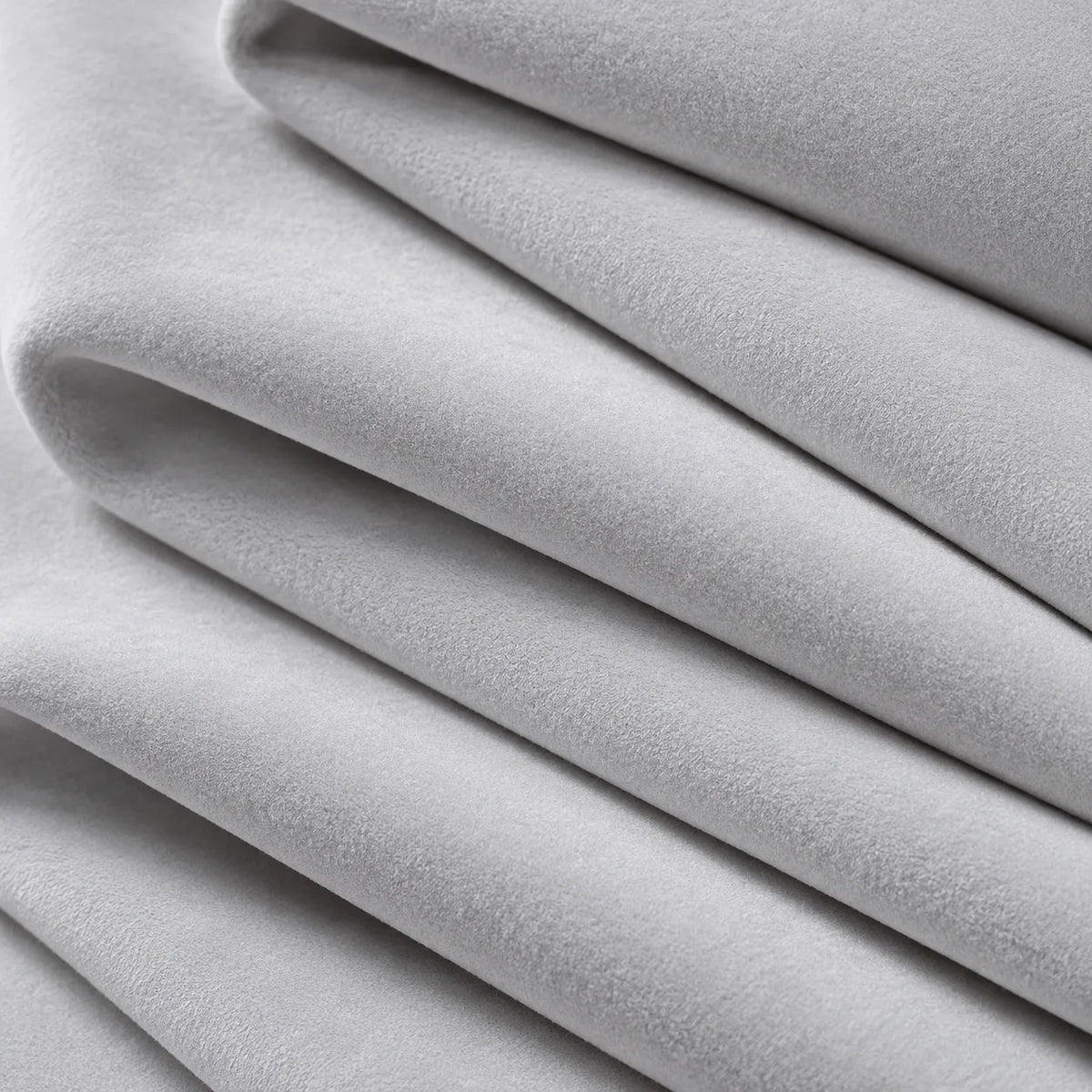 Custom Sofa Slipcover — Performance HH200 · Soft Silver Gray