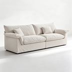 Custom Sofa Slipcover — Performance HH200 · Soft Warm Ivory