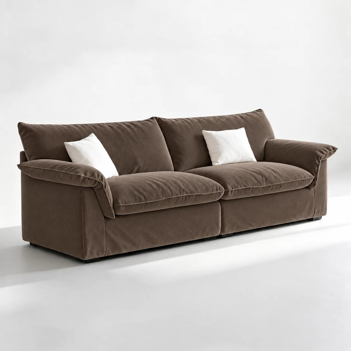 Custom Sofa Slipcover — Performance HH200 · Taupe
