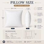 60 × 60 cm (24 × 24") Custom Throw Pillow Cover