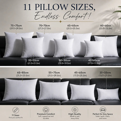 35 × 55 cm (14 × 22") Custom Throw Pillow Cover