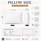 55 × 75 cm (22 × 30") Custom Throw Pillow Cover