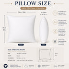 75 × 75 cm (30 × 30") Custom Throw Pillow Cover