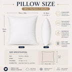 70 × 70 cm (28 × 28") Custom Throw Pillow Cover