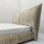 Custom Bed Frame Cover — Blossom · Sahara Camel