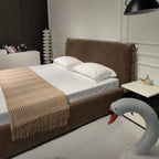 Custom Bed Frame Cover — Luna · Espresso Noir