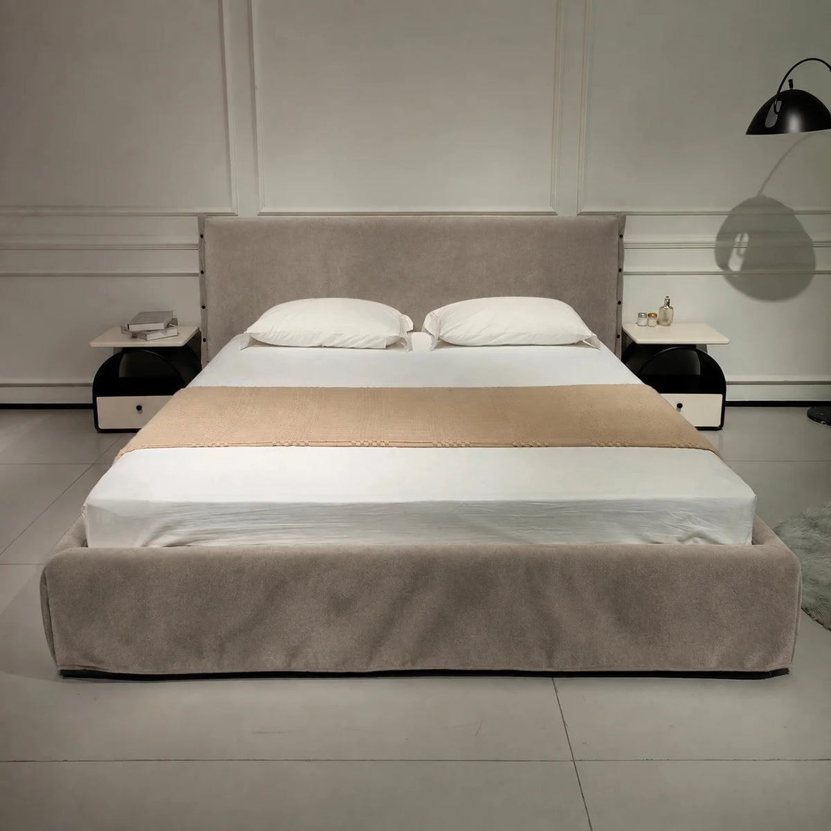 Custom Bed Frame Cover — Luna · Golden Camel