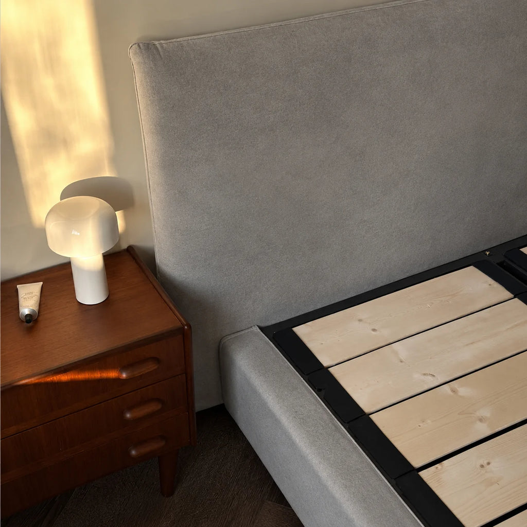 Custom Bed Frame Cover — Performance HH200 · Café au Lait