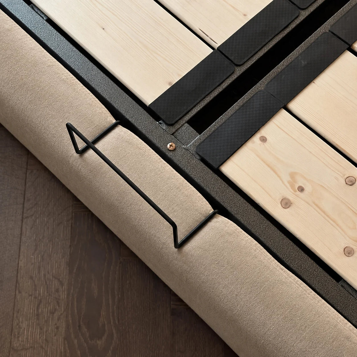 Custom Bed Frame Cover — Performance HH200 · Champagne Beige