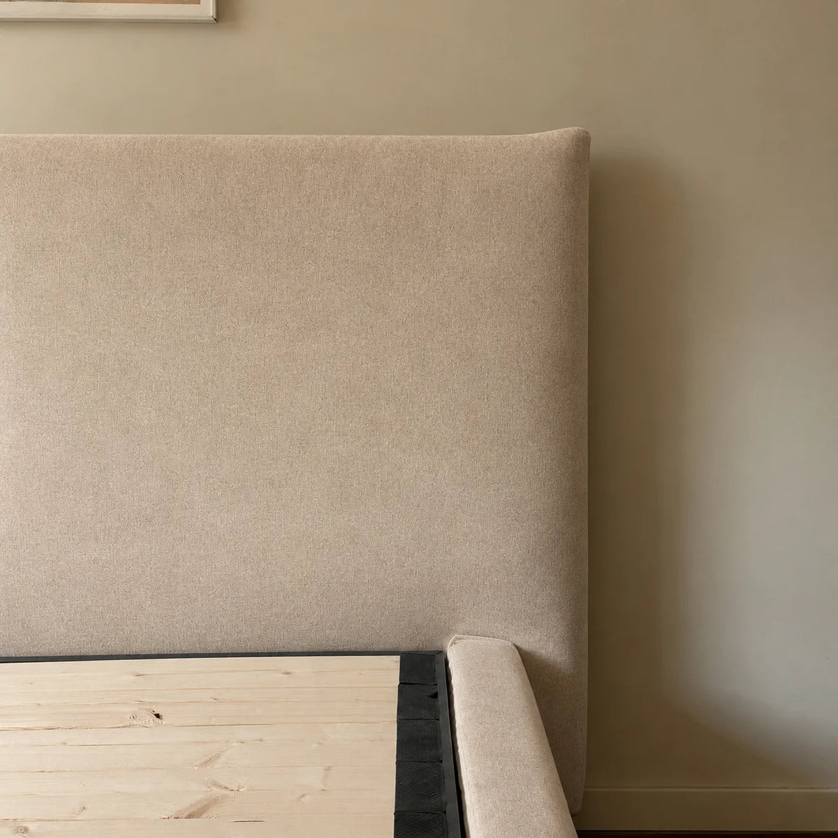 Custom Bed Frame Cover — Performance HH200 · Champagne Beige