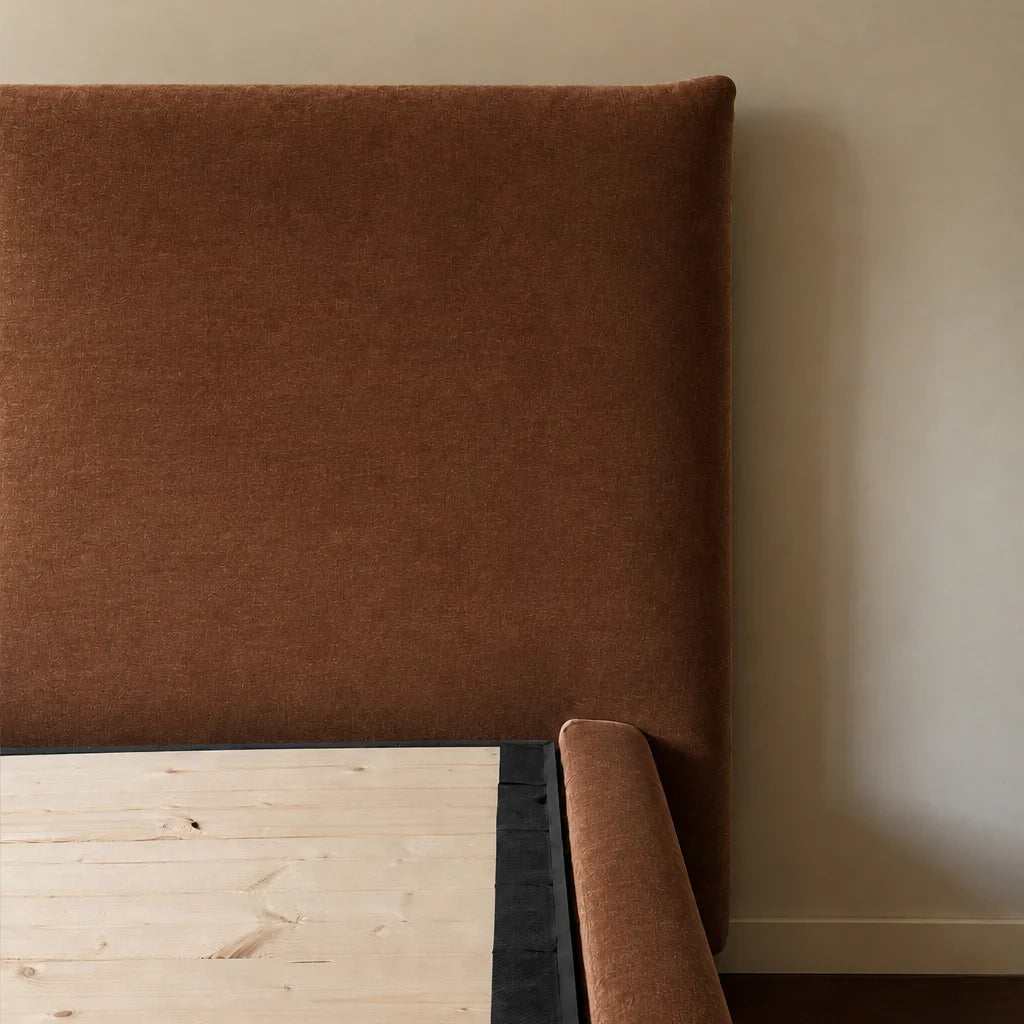 Custom Bed Frame Cover — Performance HH200 · Cinnamon
