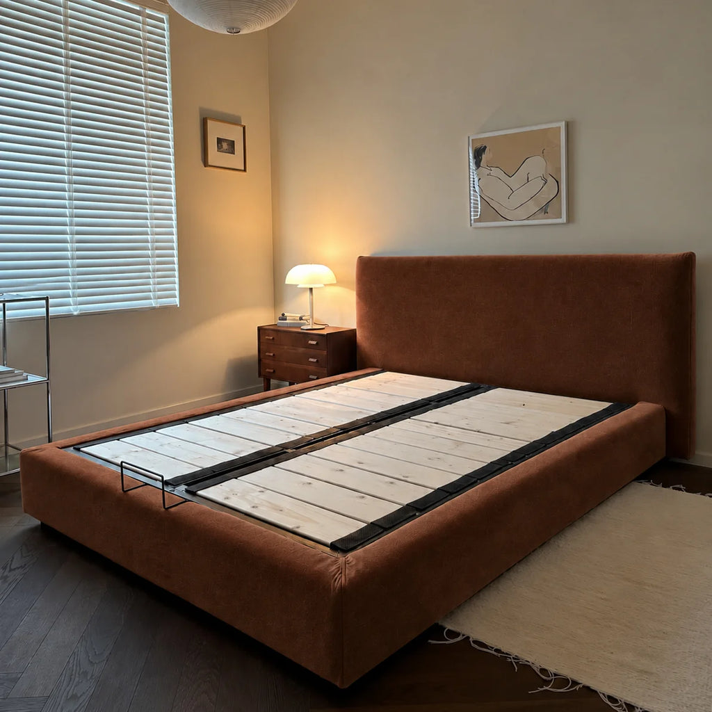 Custom Bed Frame Cover — Performance HH200 · Cinnamon