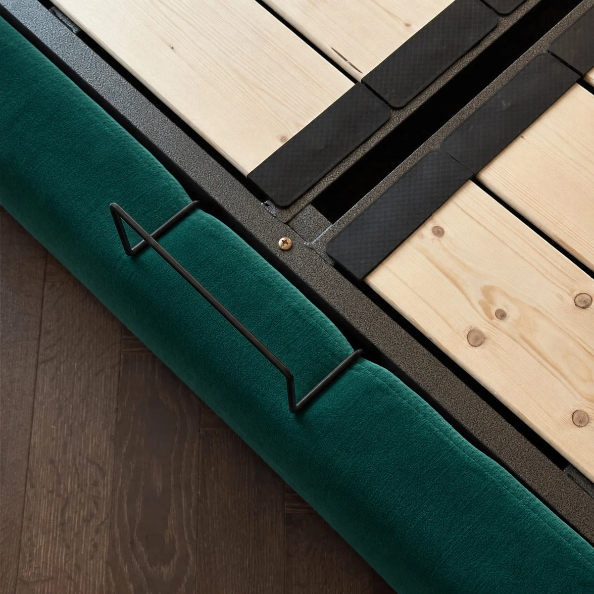 Custom Bed Frame Cover — Performance HH200 · Forest Green