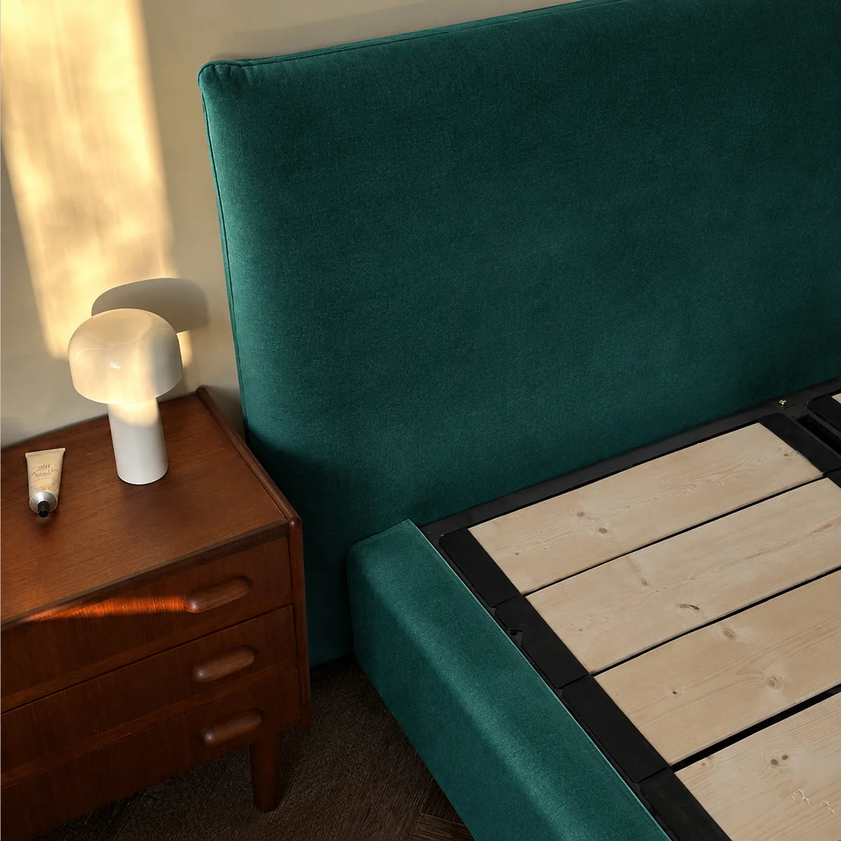 Custom Bed Frame Cover — Performance HH200 · Forest Green