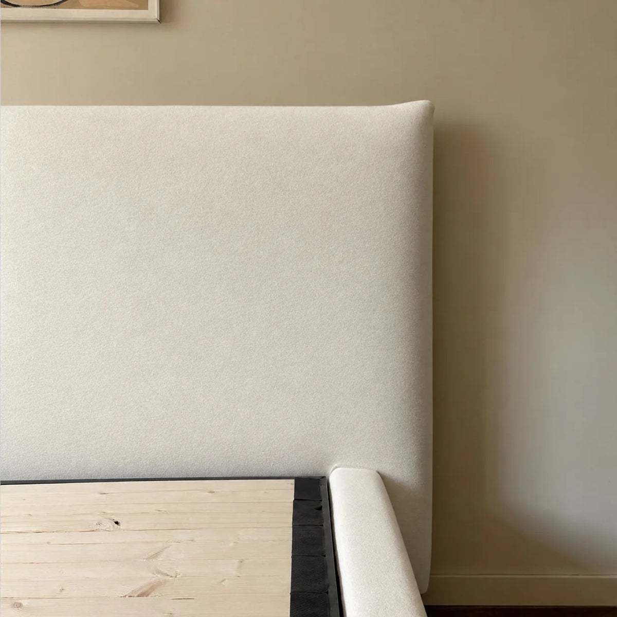 Custom Bed Frame Cover — Performance HH200 · Soft Warm Ivory