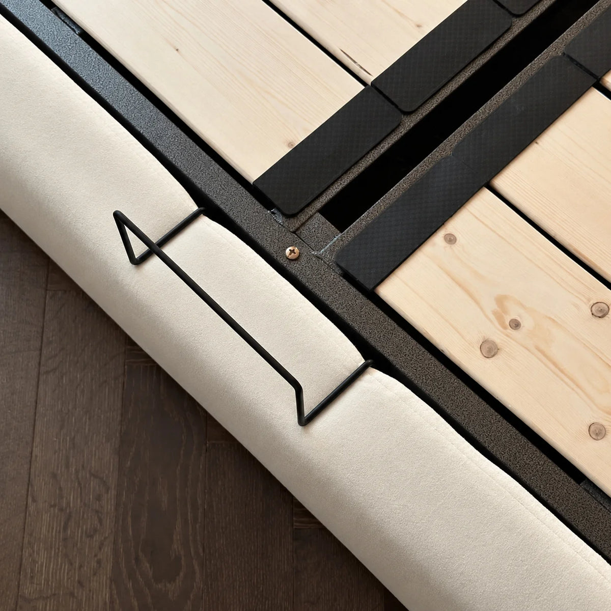 Custom Bed Frame Cover — Performance HH200 · Soft Warm Ivory