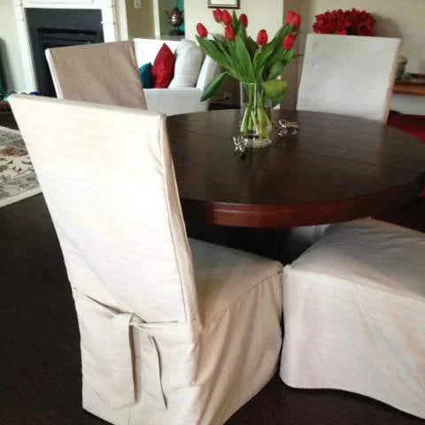 Custom Dining Chair Slipcover