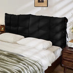 Custom Headboard Cover with Oversized Cushions (Bow tie)