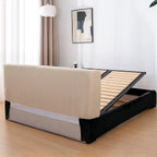 Custom Inset Bed Frame Cover