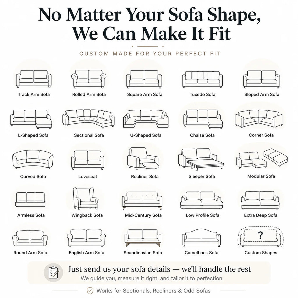 Custom Slipcover Sofas & Couches