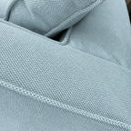 Custom Sofa Slipcover — Marlowe Linen-Blend 625 · Light Blue