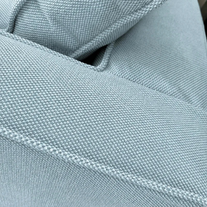 Custom Sofa Slipcover — Marlowe Linen-Blend 625 · Light Blue