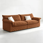 Custom Sofa Slipcover — Performance HH200 · Chestnut Brown