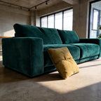 Custom Sofa Slipcover — Performance HH200 · Forest Green