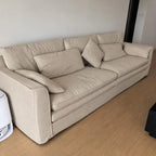 Custom Sofa Slipcover — Performance HH200 · Sandstone