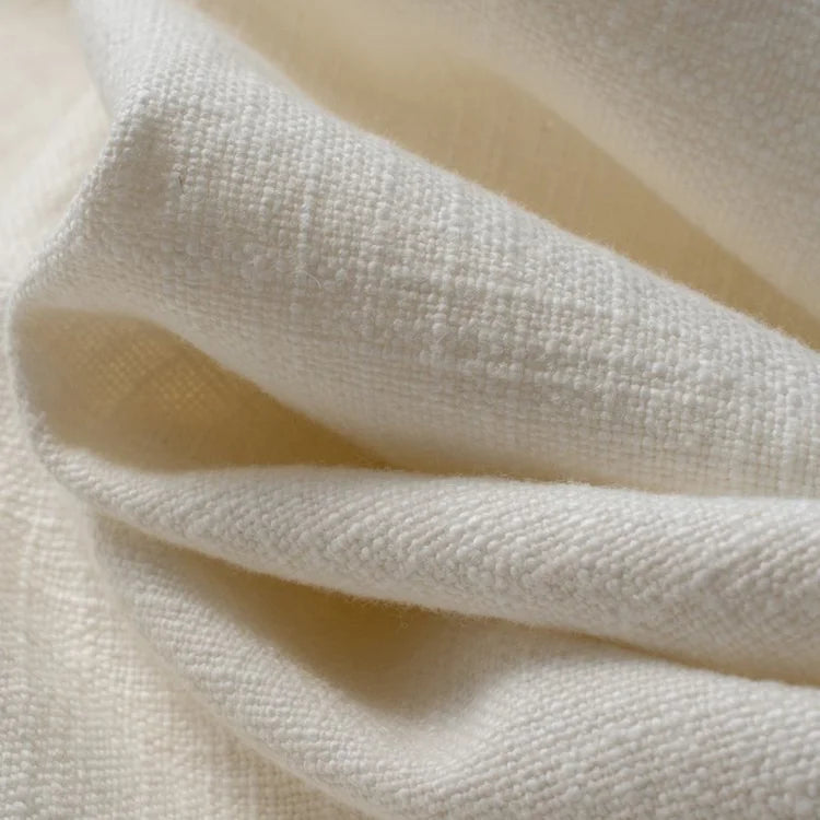 Pure Linen-Cotton DE74 - 01 | White