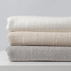 Pure Linen-Cotton DE74 - 01 | White