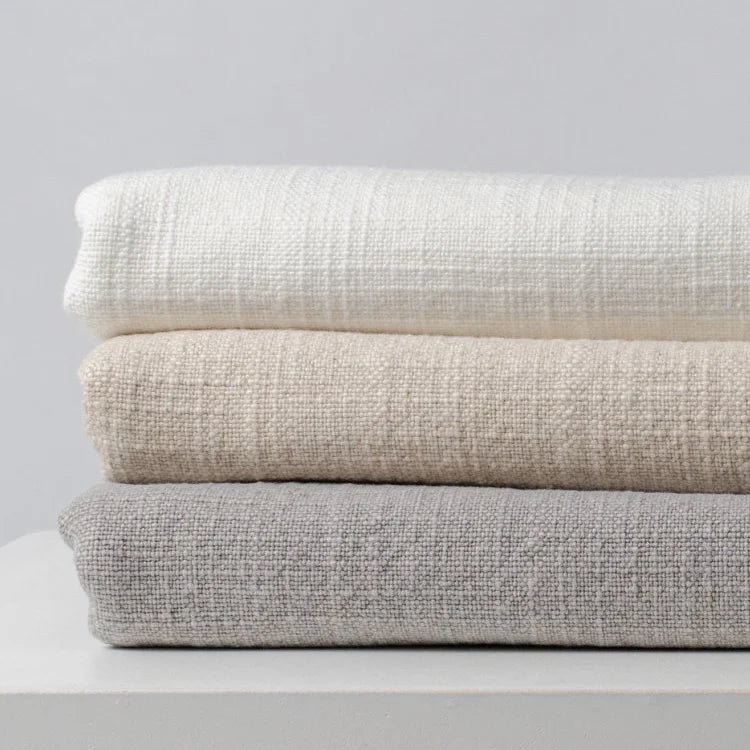 Pure Linen-Cotton DE74 - 01 | White