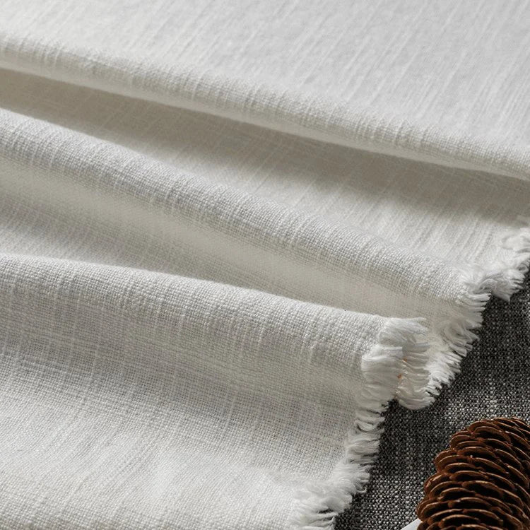 Pure Linen-Cotton DE74 - 01 | White