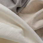 Pure Linen-Cotton DE74 - 01 | White