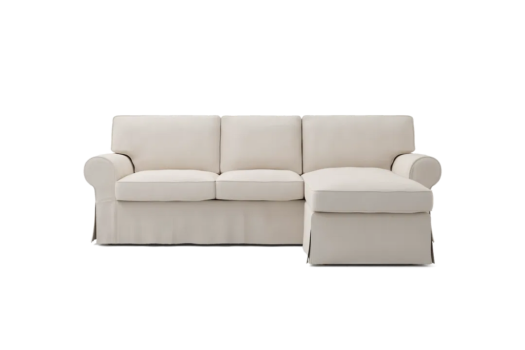 Ektorp 3 Seater Sofa with Chaise Cover