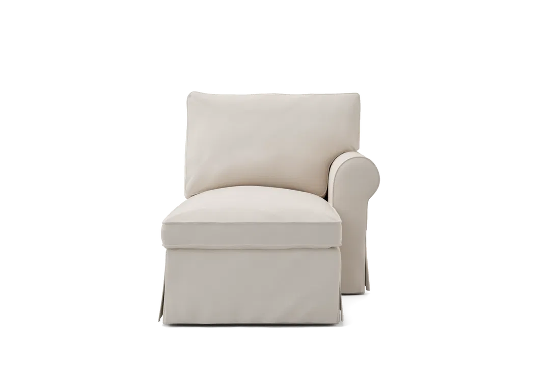 Ektorp Chaise with Right Armrest Cover