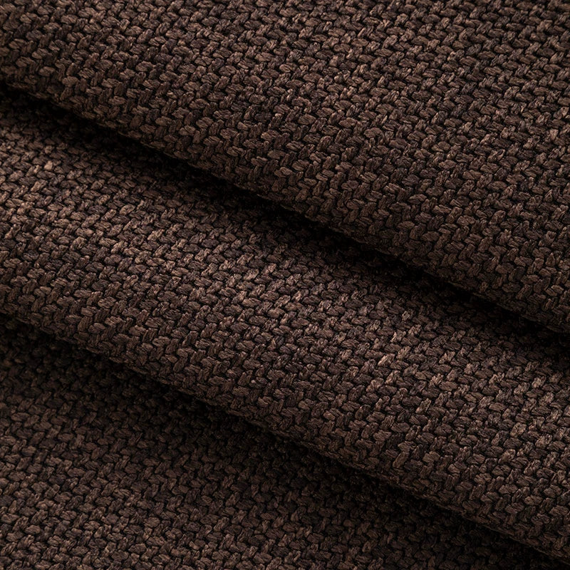 Custom Bed Frame Cover — Marlowe Linen-Blend 625 · Dark Brown