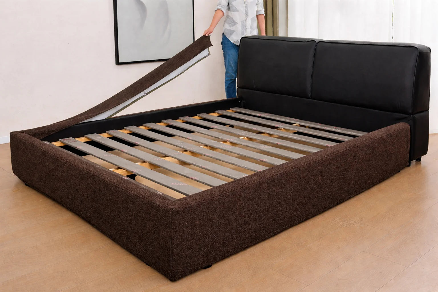 Dark Brown ML 625 - 10 | Bed Skirt