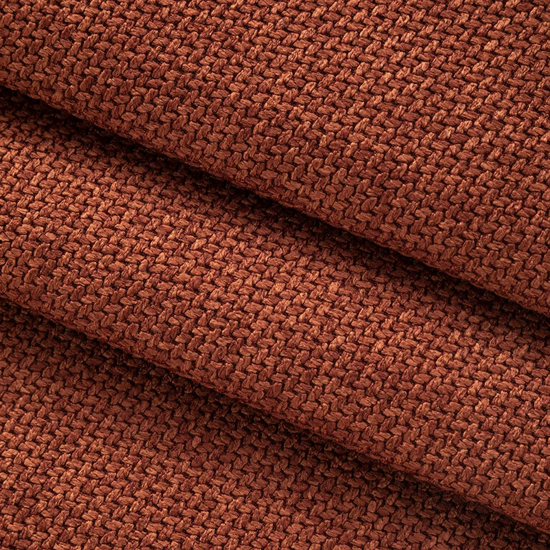 Custom Bed Frame Cover — Marlowe Linen-Blend 625 · Reddish Brown