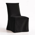 Dark Taupe WB PBV2042 - 11 | Long-Skirt Dining Chair Slipcover