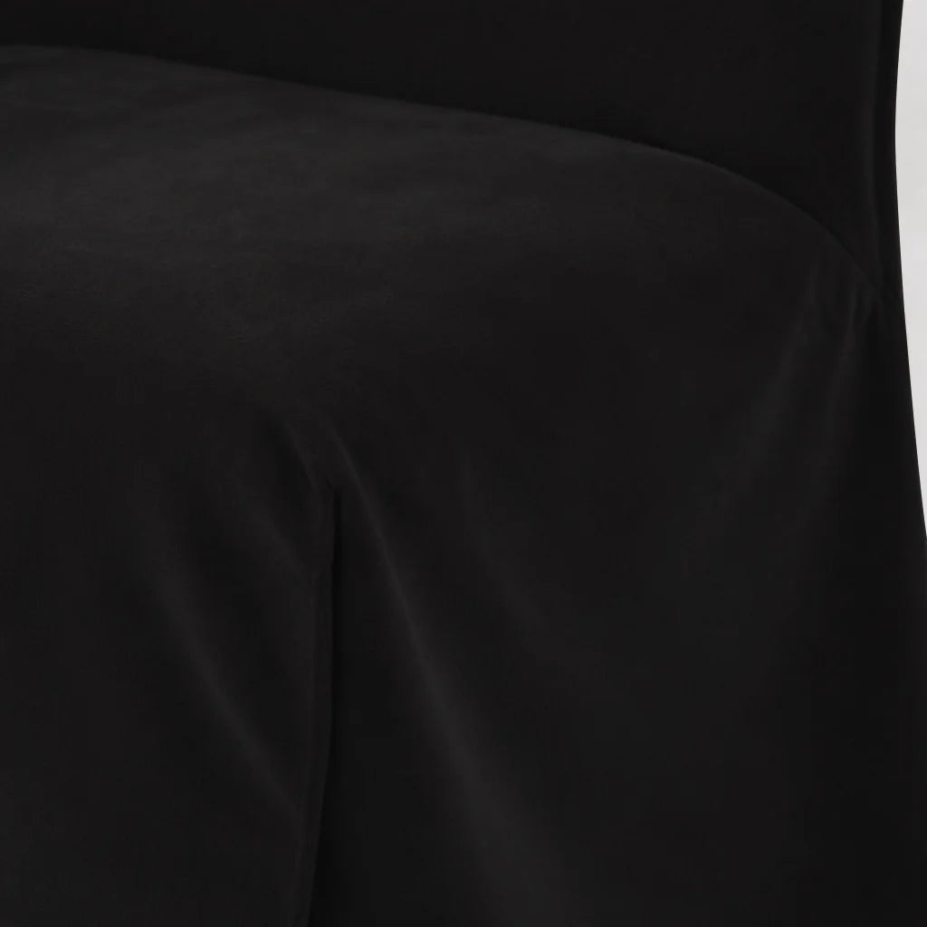 Dark Taupe WB PBV2042 - 11 | Long-Skirt Dining Chair Slipcover