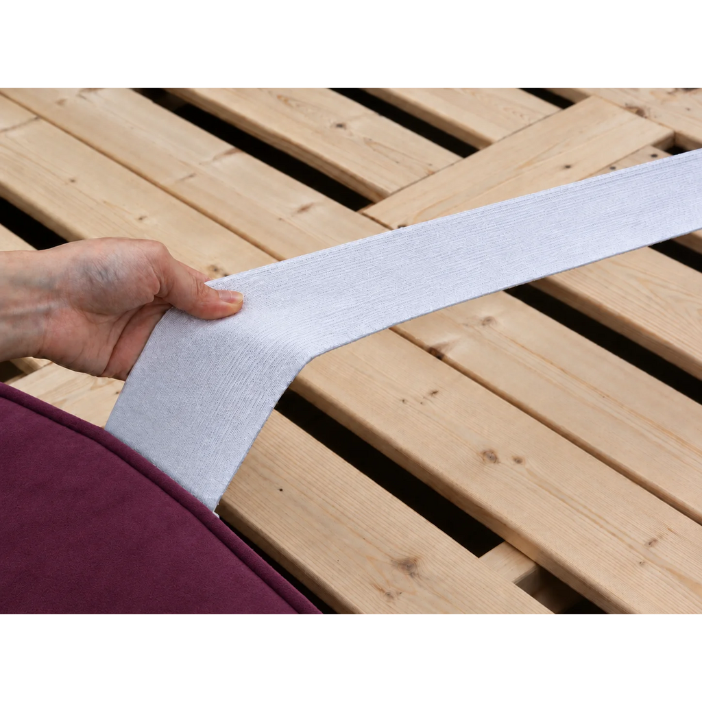 Deep Berry Plum · Stretch-Fit Bed Frame Cover