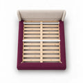 Deep Berry Plum · Stretch-Fit Bed Frame Cover