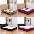 Deep Berry Plum · Stretch-Fit Bed Frame Cover