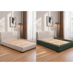Deep Forest Green · Stretch-Fit Bed Frame Cover