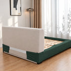 Deep Forest Green · Stretch-Fit Bed Frame Cover
